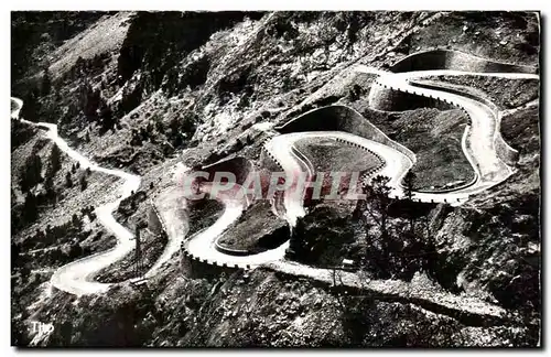 Cartes postales Vallee D&#39Aure Route de Cap de Long Les Lacets D&#39Oredon