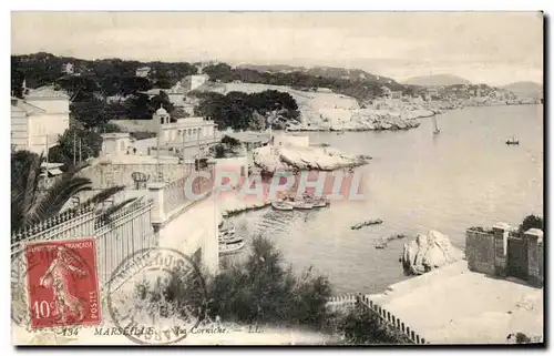 Cartes postales Marseille La Corniche