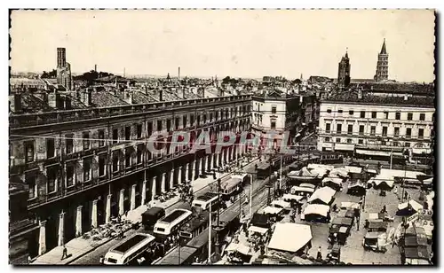 Cartes postales Toulouse Arcades Du Capitole Clochers De Sernin Du Taur Des Cordeliers