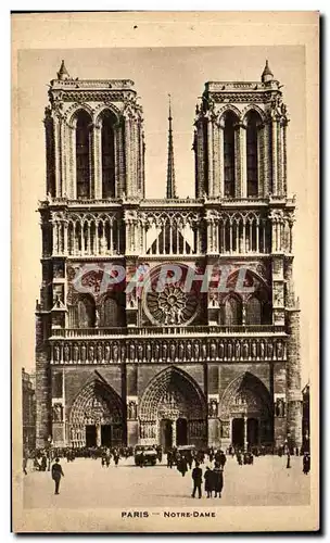 Cartes postales Paris Notre Dame