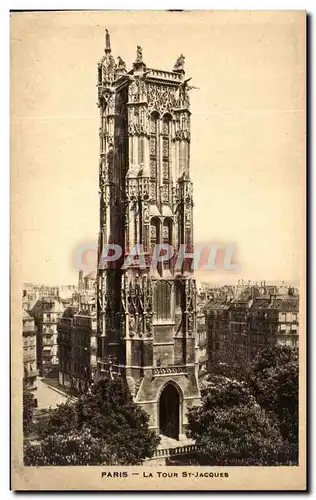 Ansichtskarte AK Paris La Tour St Jacoues