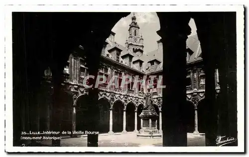 Cartes postales Lille Interieur de la Vieille Bourse