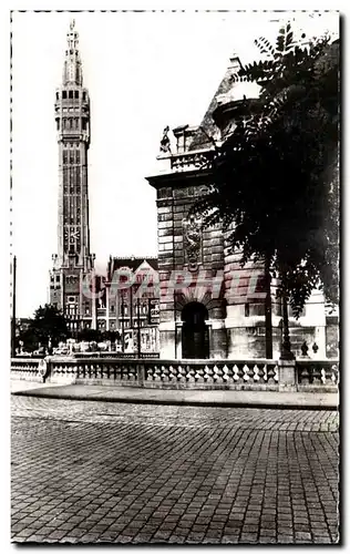 Ansichtskarte AK Lille Le Beffroi et Porte de Paris