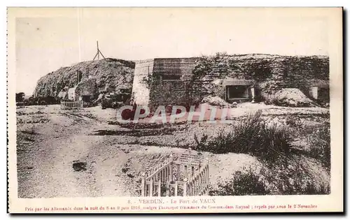 Cartes postales Verdun Le Fort de Vaux Pris par les Allemands Militaria