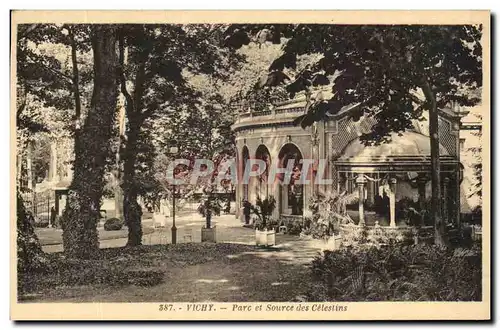 Cartes postales Vichy Parc Et Source Des Celestins