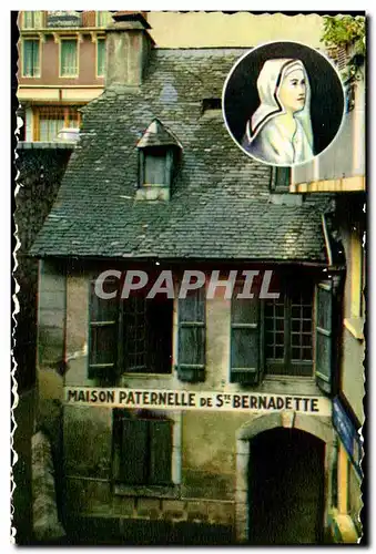Cartes postales Maison Paternelle De Ste Bernadette Lourdes