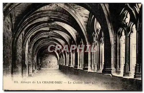 Ansichtskarte AK Abbaye de La Chaise Dieu Le Cloitre