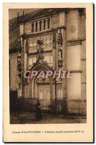 Ansichtskarte AK Abbaye d&#39Hautecombe L&#39Eglise Facade ancienne