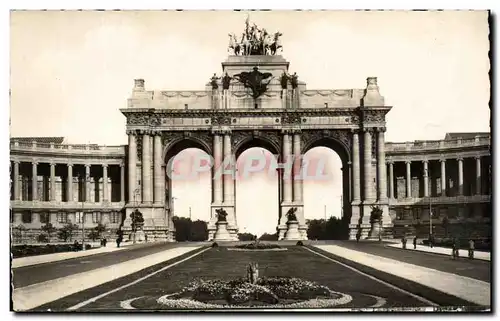 Moderne Karte Bruxelles Arcades du Cinquantenaire