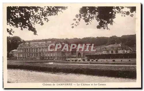 Ansichtskarte AK Chateau de Dampierre Le Chateau et Les Canaux