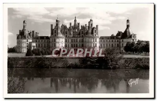 Cartes postales En Touraine Les Chateaux De La Loire Chateau de Chambord Facade Nord