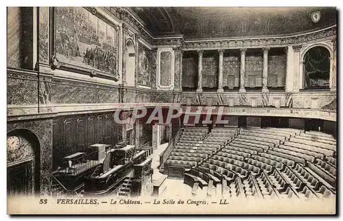 Cartes postales Versailles Le Chateau La Salle du Congres