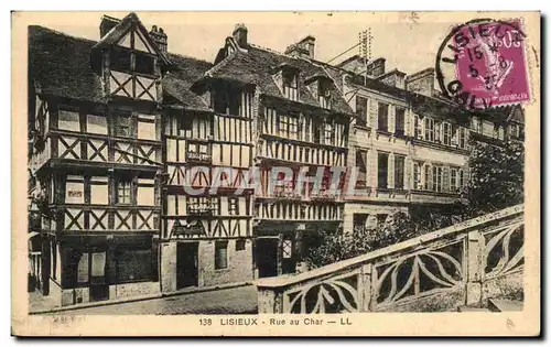 Cartes postales Lisieux Rue au Char