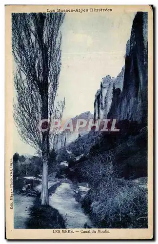 Cartes postales Les Mees Canal du Moulin