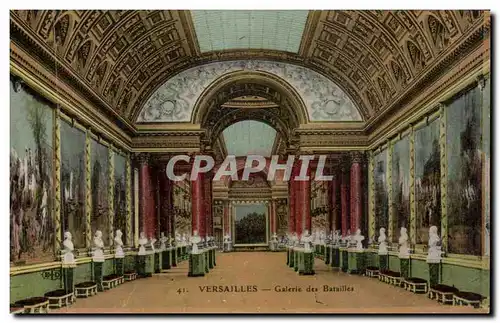 Cartes postales Verrsailles Galerie des Batailles