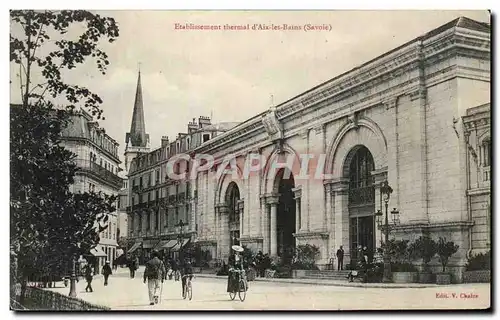 Cartes postales Etablissement Themal d'Aix Les Bains