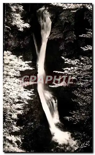 Ansichtskarte AK L&#39Auvergne Environs De La Bourboule Du Mont Dore Cascade Du Plat A Barbe