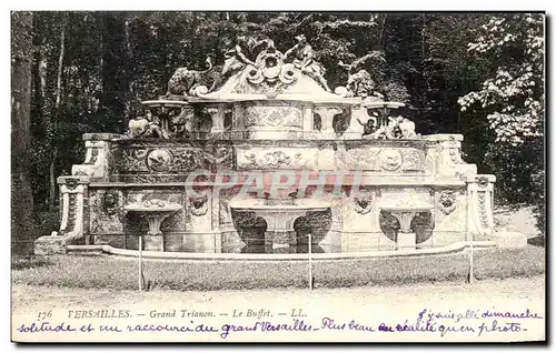 Cartes postales Versailles Grand Trianon Le Buffet