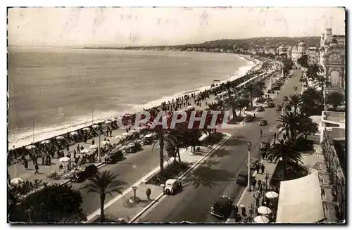 Cartes postales La Cote D&#39Azur Nice La baie des Anges Promenade