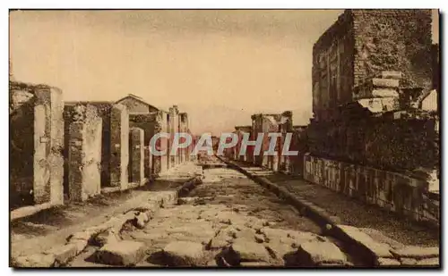 Cartes postales Pompei Strada della Fortuna Street of Fortune