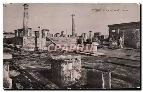 Cartes postales Pompei Cempio d&#39Apollo