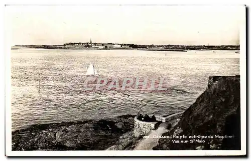 Ansichtskarte AK Dinard Pointe extreme du Moulinet Vue sur St Malo