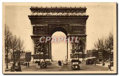 Ansichtskarte AK Paris En Flanant Arc De Triomphe