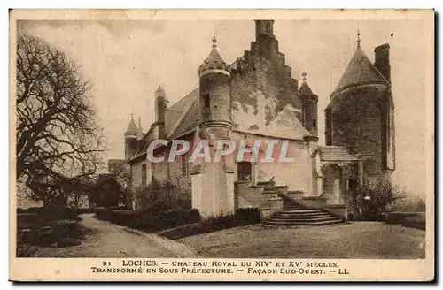 Cartes postales Loches Chateau Royal