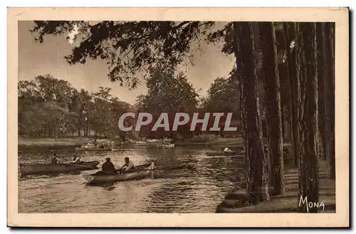 Cartes postales Paris Une Partie de Canot au Bois de Boulogne