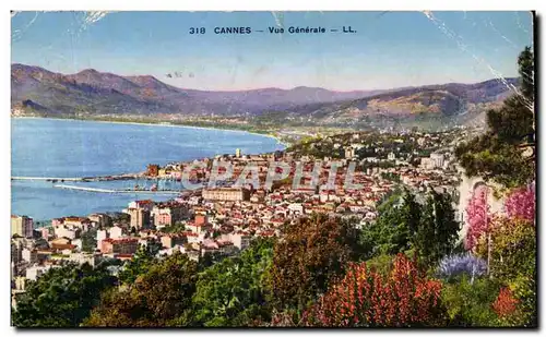 Cartes postales Cannes Vue Generale