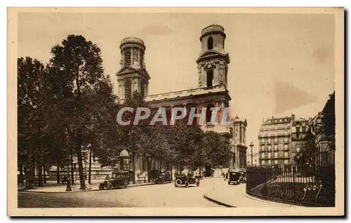 Cartes postales Paris En Flanant Eglise et Place St Sulpice