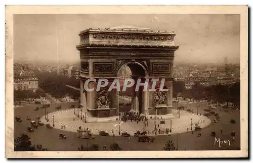 Cartes postales Paris Arc de TRiomphe