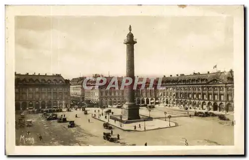 Cartes postales Paris Place et colonne Vendome