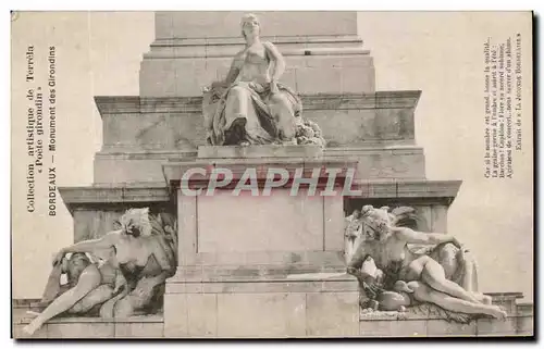 Cartes postales Bordeaux Monument des Girondins