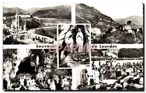 Cartes postales Souvenir de Lourdes