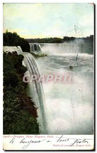 Ansichtskarte AK Prospect Point Niagara Falls