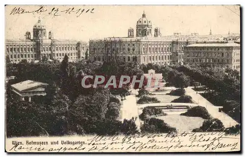 Cartes postales Wien Totmuseen un Volksgarten