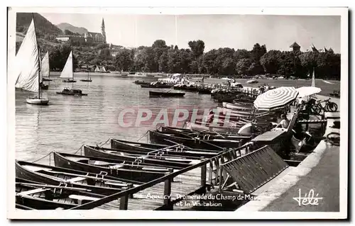 Ansichtskarte AK Annecy Promenade du Champ de Mars et la Visitation