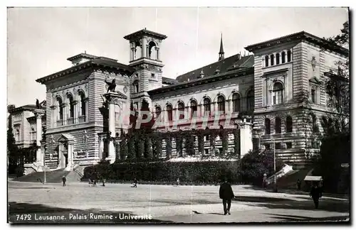 Cartes postales Lausanne Palais Rumine Universite