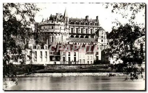 Ansichtskarte AK Amboise Le Chateau a travers les Arbres