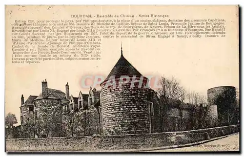 Cartes postales Dourdan Ensemble du Chateau