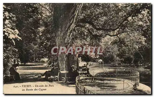 Ansichtskarte AK Vichy Un Coin Du Parc Au Bassin Des Cygnes