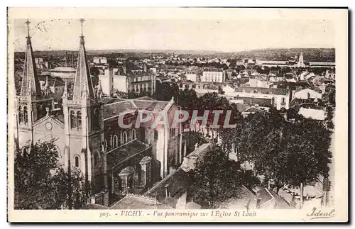 Cartes postales Vichy Vue Panoramique Sur l&#39Eglise St Louis