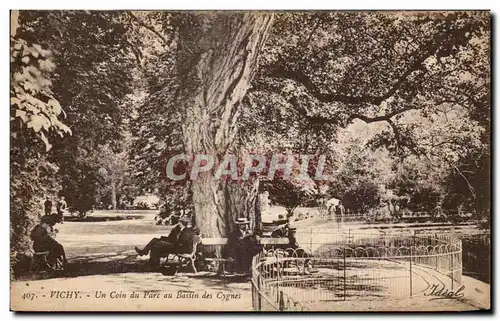 Ansichtskarte AK Vichy Un Coin Du Parc Au Bassin Des Cygnes