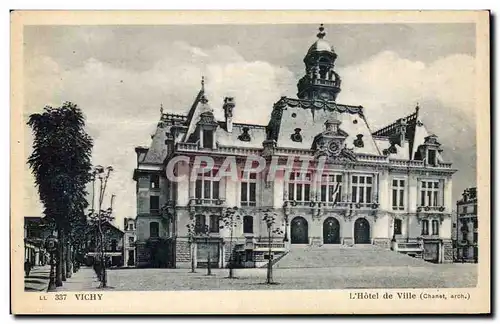 Cartes postales Vichy L&#39Hotel De Ville