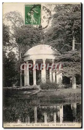 Cartes postales Versailles Parc du Petit Trianon Le Temple De L&#39Amour