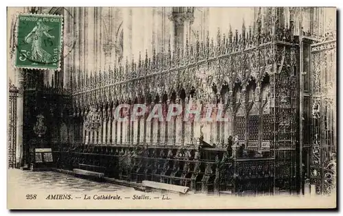 Cartes postales Amiens La Cathedrale Stalles