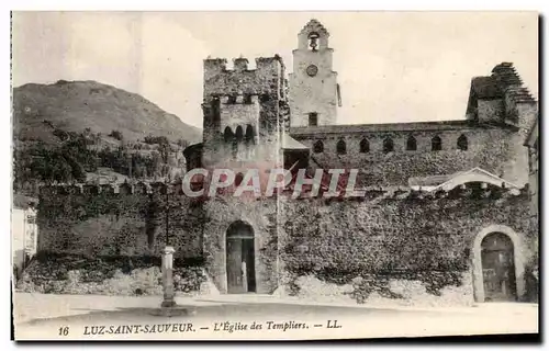 Cartes postales Luz Saint Sauveur L&#39Eglise Des Temoliers