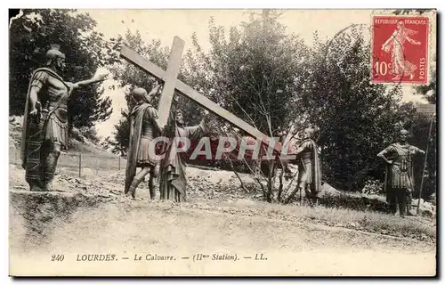 Cartes postales Lourdes Le Calvaire 2eme station