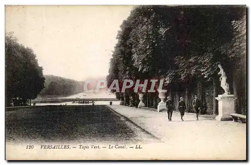 Cartes postales Versailles Tapis Vert Le Canal